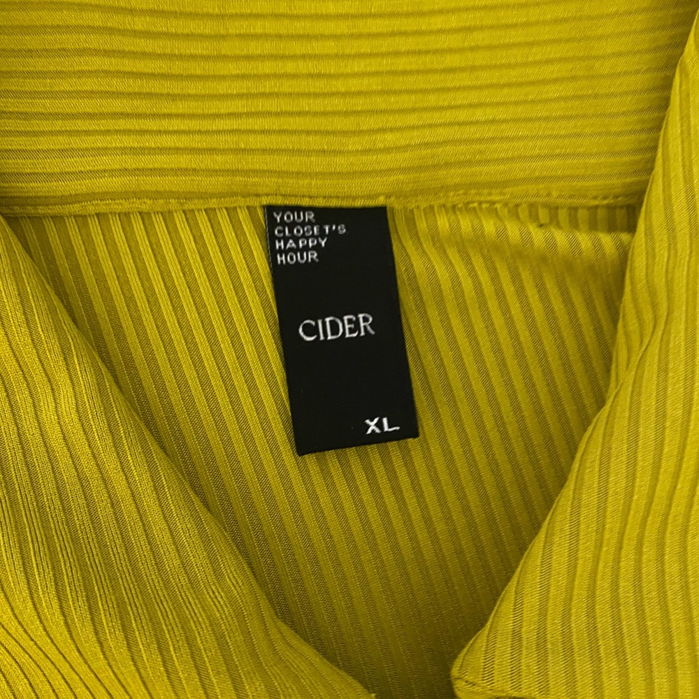 Elegant Lime Green Midi Cider Dress Size XL. - Picture 15 of 15